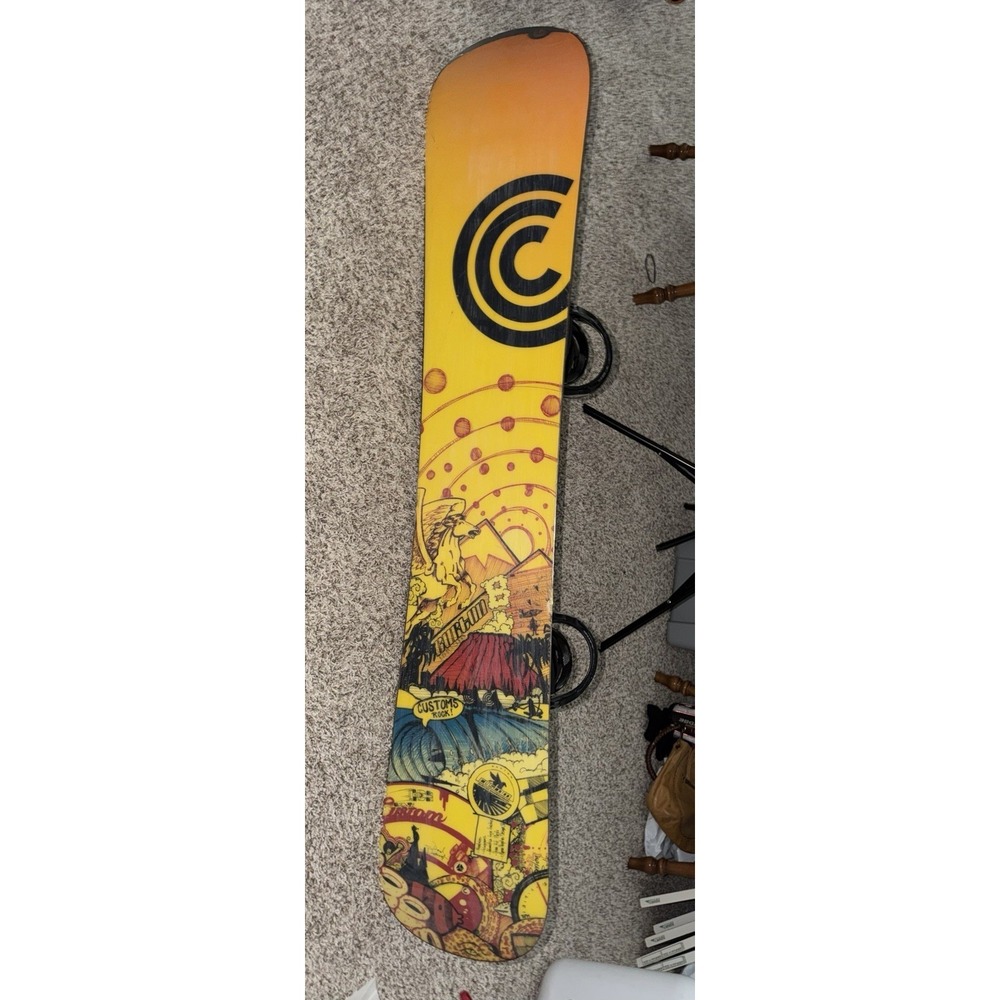 VTG 10th Anniversary 2006 Burton Custom 154cm Snowboard Camber + Cartel Bindings